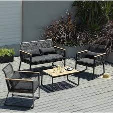 H&m is your shopping destination for fashion, home, kids' clothes plus beauty products. Noir 4 Piece Sofa Set Home Garden George At Asda Patio Sofa Set Garden Furniture Design Garden Sofa Set