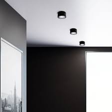 Flat Ceiling Spotlight Aluminum Black Swiveling Incl Led Module 5w Warm White 230v Lamp Ideas 230v Alumi In 2020 Ceiling Spotlights Led Spot Bedroom Lighting Diy