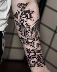 Check out our tattoo filigree selection for the very best in unique or custom, handmade pieces from our shops. 4 818 Me Gusta 17 Comentarios Bk Tattooer Bk Tattooer En Instagram Floral Vine Pattern Done At Bk Inkst Filigree Tattoo Armour Tattoo Filagree Tattoo