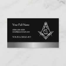 Masonic skull master mason business card or dues card holder. Freemason Business Cards Business Card Printing Zazzle