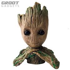 Download Baby Groot Planter Fine Art Ceramics Art Collectibles
