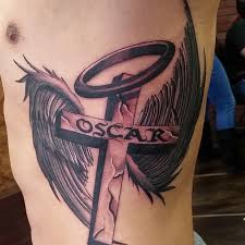 My client got inked on his back with this beautiful wing tattoo with his wife's name in the center of the wings. 65 Best Angel Wings Tattoos Designs Meanings Top Ideas 2019