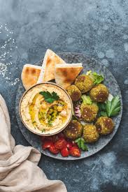 Falafel With Hummus And Pita Bread Hummus And Pita Falafel Vegetarian Appetizers