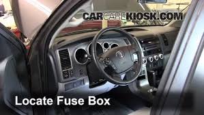 Due to its technical properties, lead heats up relatively quickly when the current flows. Interior Fuse Box Location 2008 2019 Toyota Sequoia 2012 Toyota Sequoia Sr5 4 6l V8