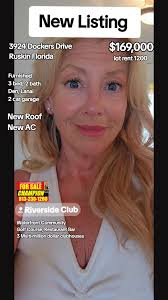 ❤️👀CHECK THIS OUT👀❤️LUXURY MOBILE HOME FOR SALE in Riverside Golf and  Boating Resort. $169,000, 3924 Dockers Drive Ruskin FL , 813-230-1200  #besthomes #retirement #suncommunities #mobilehome #best ...