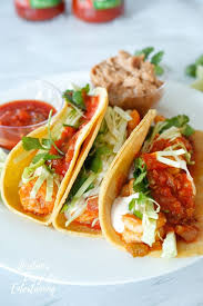 Pico de gallo is another fantastic side or topping for your shrimp. Simple Shrimp Tacos With Chunky Salsa Recipe Jordan S Easy Entertaining