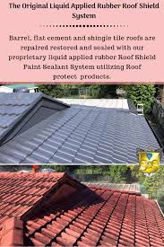 Let this first coat dry thoroughly. Roof Shield Paint Sealant System Rubber Roof Coating Roof Paint Roof Coating