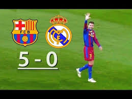 Araujo and moriba are on in their place for the last ten minutes. Barcelona Vs Real Madrid 5 0 Youtube Barcelona Vs Real Madrid Real Madrid La Liga Real Madrid