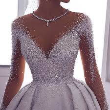 High Fashion Heavily Embellished Ball Wedding Gown With Sleeves Make A Statement Wedding Dress Long Sleeve Bridal Dresses Lace Ball Gowns Wedding