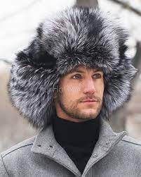Silver Fox Full Fur Russian Hat For Men Furhatworld Com