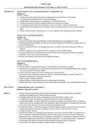 civil superintendent resume samples