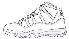 Searching for other objects of drawing for your 10 Jordan Coloring Ideas Sneakers Drawing Shoe Template Shoes Drawing