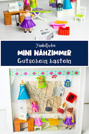 Mini Nahzimmer Im Bilderrahmen Basteln Gutschein Nahen Bilderrahmen Basteln Gutschein Basteln Bilderrahmen Gutscheine
