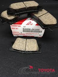 Toyota camry replacement brake pads information. Oem Camry Brake Pads Olathe Toyota Parts Center