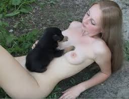 Woman breastfeeding puppies porn