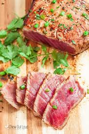 Marinated Seared Ahi Chew Out Loud Recipe Ahi Tuna Steak Recipe Seared Ahi Ahi Tuna Recipe