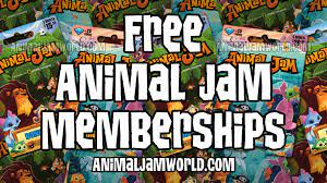 Animal jam is one of the most popular online games for kids and best of all, it's free to play. Free Animal Jam Memberships 2019 How To Get A Free Aj Membership