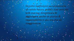Proposta Per Messaggi Di Auguri Di Compleanno Ad Una Diciottenne Nel Quale Si Invita A Costruire Un Solido Buon Compleanno Compleanno Auguri Di Buon Compleanno