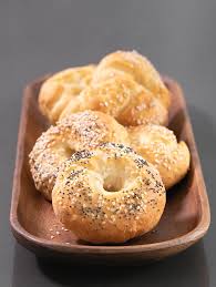 After you add about 3/4 cup gf sourdough starter to the ingredients, mix everything well and let your dough rise for a few hours in the bowl. Weight Watchers Gluten Free Bagels Two Ingredient Bagels Made Gf