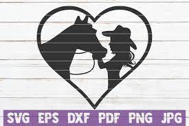 Heart Cowgirl Svg Cut File By Mintymarshmallows Thehungryjpeg Com