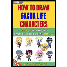 Next, sketch out the face and trunk. How To Draw Gacha Life Characters A Clear Easy Guide For Beginners Kids To Drawing 15 Stunning Gacha Life Characters In A Simple Way Book 1 Paperback Walmart Com Walmart Com