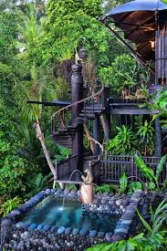 Nestled Amid Lush Greenery At Capella Ubud Bali Almostready Billbensley Architecture Landscape Interio Maisons Rustiques Maison De Vacances Maison Bali