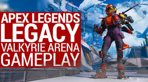 Valkyrie is the latest legend to join the apex legends roster and can fly around the arena using her jetpack to launch missiles from high in the sky. Apex Legends Legacy Valkyrie Arena Gameplay Youtube