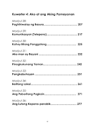 K To 12 Grade 2 Learning Material In Mother Tongue Based Mtb Mle 2nd Grade 12th Grade Reading Comprehension For Kids