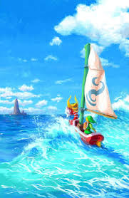 Sailing On The King Of Red Lions Etsy In 2020 Wind Waker Legend Of Zelda Zelda Art