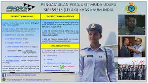 Adalah pasukan udara di dalam angkatan tentera malaysia. Jawatan Kosong Terkini Di Tentera Udara Diraja Malaysia Tudm 6 April 2018 Appjawatan Malaysia