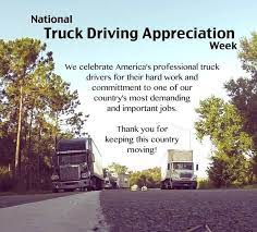 National truck driver appreciation week for 2020 is upon us! Timeline Photos 1st Guard Truck Insurance Facebook Truck Driver Quotes Trucker Quotes Truck Driver