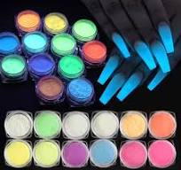 Amazon.com: 12 Colors Glow in The Dark Powder, Luminous ...