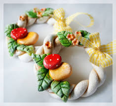 Salt Dough Easter Wreath Couronne De Paques Pate A Sel Noel Idee Pate A Sel