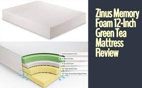 Zinus Memory Foam 12 Inch Green Tea Mattress Review Mattresses Reviews Memory Foam Mattress Reviews Zinus