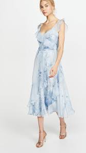 Marchesa Notte Printed Chiffon Gown In 2020 Print Chiffon Chiffon Gown Cocktail Evening Dresses