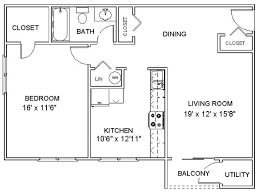 Simple small 1 bedroom apartment floor plans. Floor Plan Her Dining Room Is An Art Studio Wohnungsgrundriss Grundriss Schlafzimmer Grundrisse