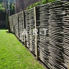 Panneau Pour Cloture En Noisetier Tresse Qualite Pro En Bois Panneau Bois Jardin Cloture Jardin Bois Cloture Naturelle