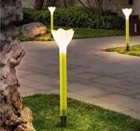 Waterproof Luminous Body Lamp Flower Shape Solar Garden ...