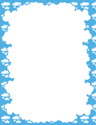 Cloud Border Clip Art Borders Page Borders Borders And Frames