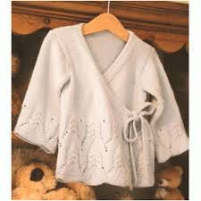 Designer Lois Daykin Baby Knitting Knitting Lace Cardigan