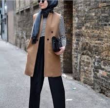 Long Cardigans And Vests Hijab Trends Fashion Hijab Style Casual Hijab Trends
