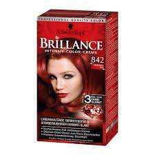 Schwarzkopf Brillance 842 Cashmere Red German Drugstore Schwarzkopf Hair Color Box Hair Dye Vintage Hair Accessories