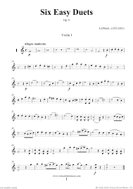 An ideal volume for beginner students and it won't break your bank . Pleyel Six Easy Duets Op 8 Sheet Music For Two Violins Pdf