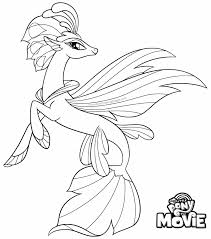 Rainbow dash lives in a cloud house near ponyville. My Little Pony The Movie Coloring Pages Coloring And Drawing