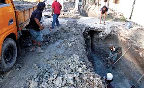 Image result for proyek drainase kota medan belum siap