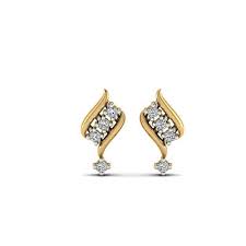 Round brilliant 1.00 ctw vs2 clarity, i color diamond 14kt white gold earrings. Heavenly Diamond Stud Earrings