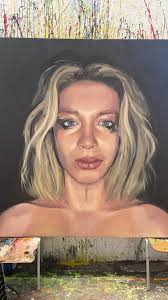 “Volver a mi” , Óleo sobre lienzo , 2x2m , Obra terminada , ¿Qué os parece  el resultado?