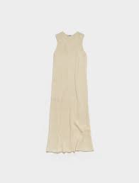 Check spelling or type a new query. Jil Sander Long Knit Dress In Natural Voo Store Berlin Worldwide Shipping