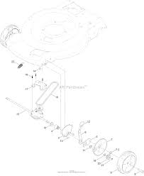 Thread the new drive belt between the fingers of the bracket and pulley. Toro 20353 22in Recycler Lawn Mower 2015 Sn 315000001 315999999 Parts Diagrams