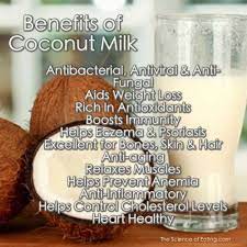 This prevents dry, brittle, or breaking hair. 10 Benefits Of Coconut Milk Ideas Coconut Milk Coconut Milk Benefits Coconut Milk For Hair